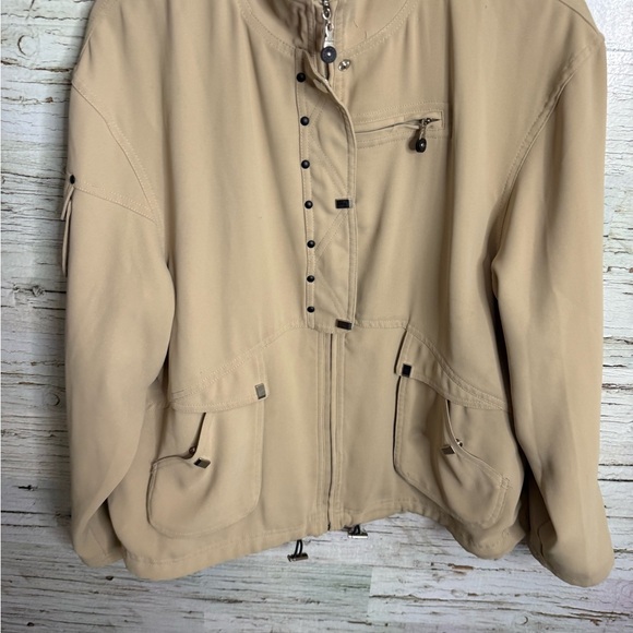 Jamie Sadock Women's Tan Jacket golf size medium - Picture 2 of 7